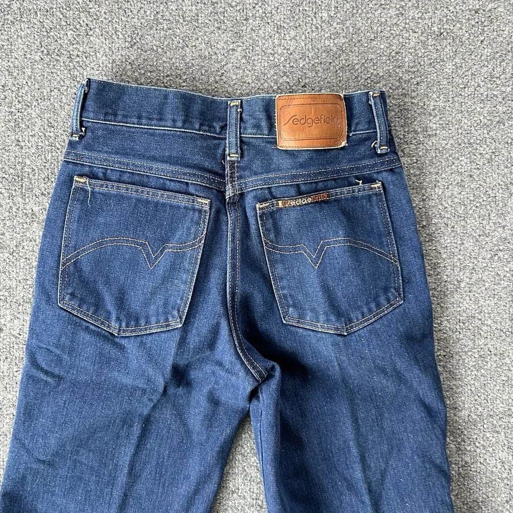 Sedgefield Jeans Men 28 x 32 Blue Boot Cut Medium Wash‎ VTG USA Made Denim P11